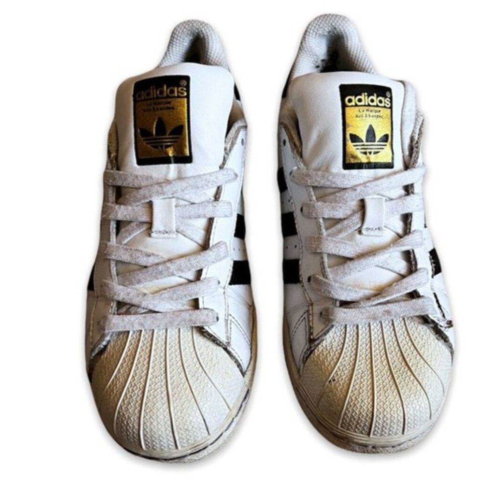 Adidas Superstar Shell Toe - Cloud White-Black-Wh… - image 4